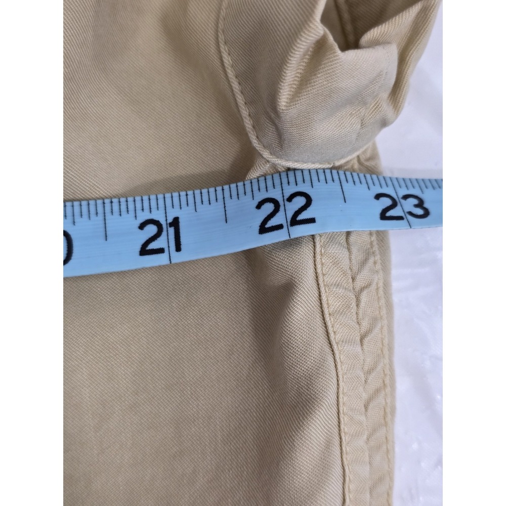 Quince Womens Size X Small Tan Tencel Button Up Blouse Minimalist  Relaxed Fit - Picture 4 of 9